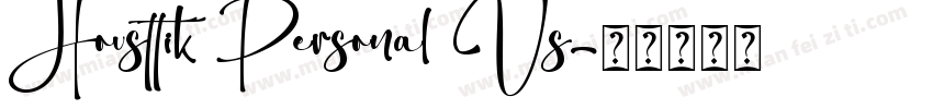 Housttik Personal Us字体转换
